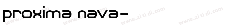 proxima nava字体转换 proxima nava字体转换